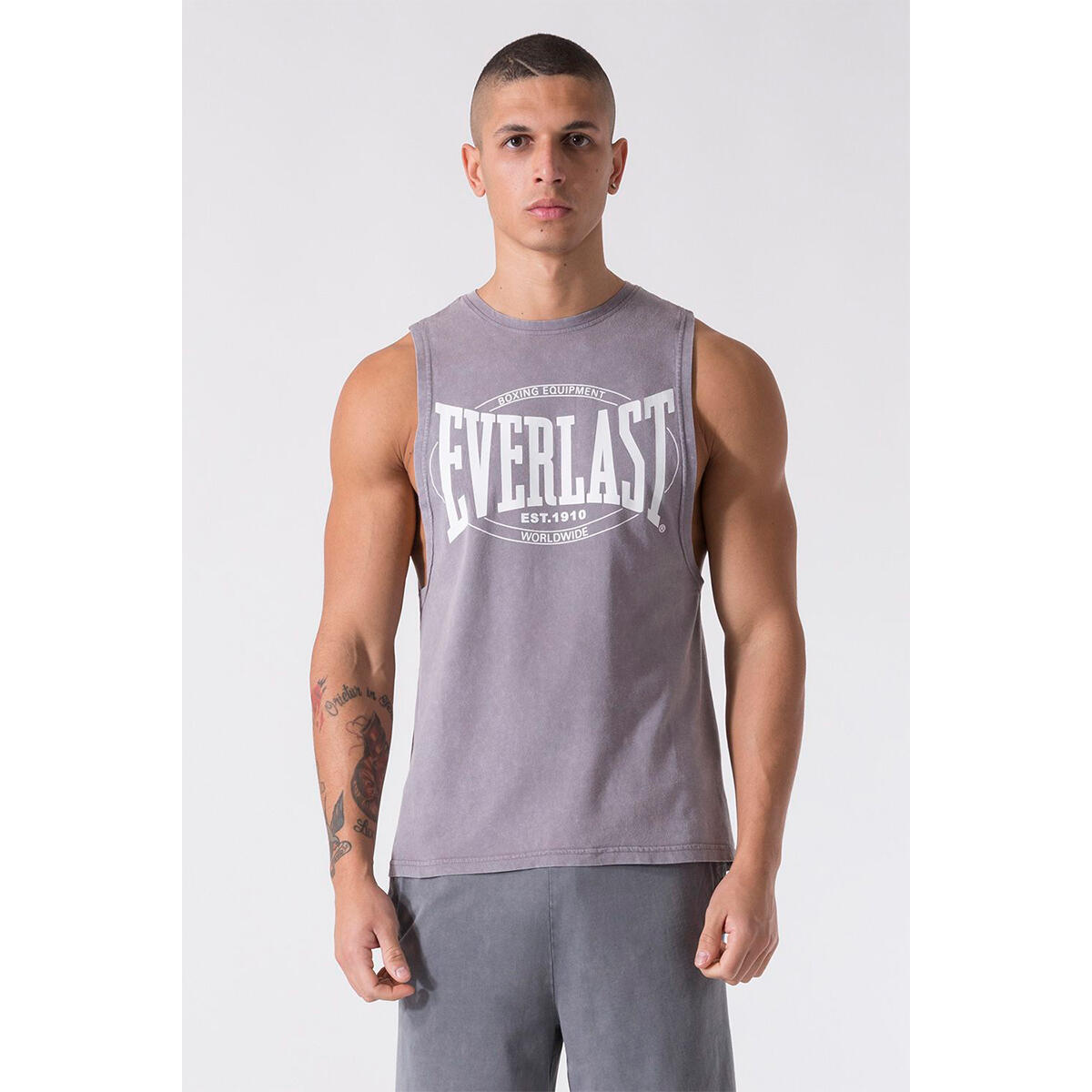 Everlast Camiseta Sin mangas Dye Heavy Grey 1/3