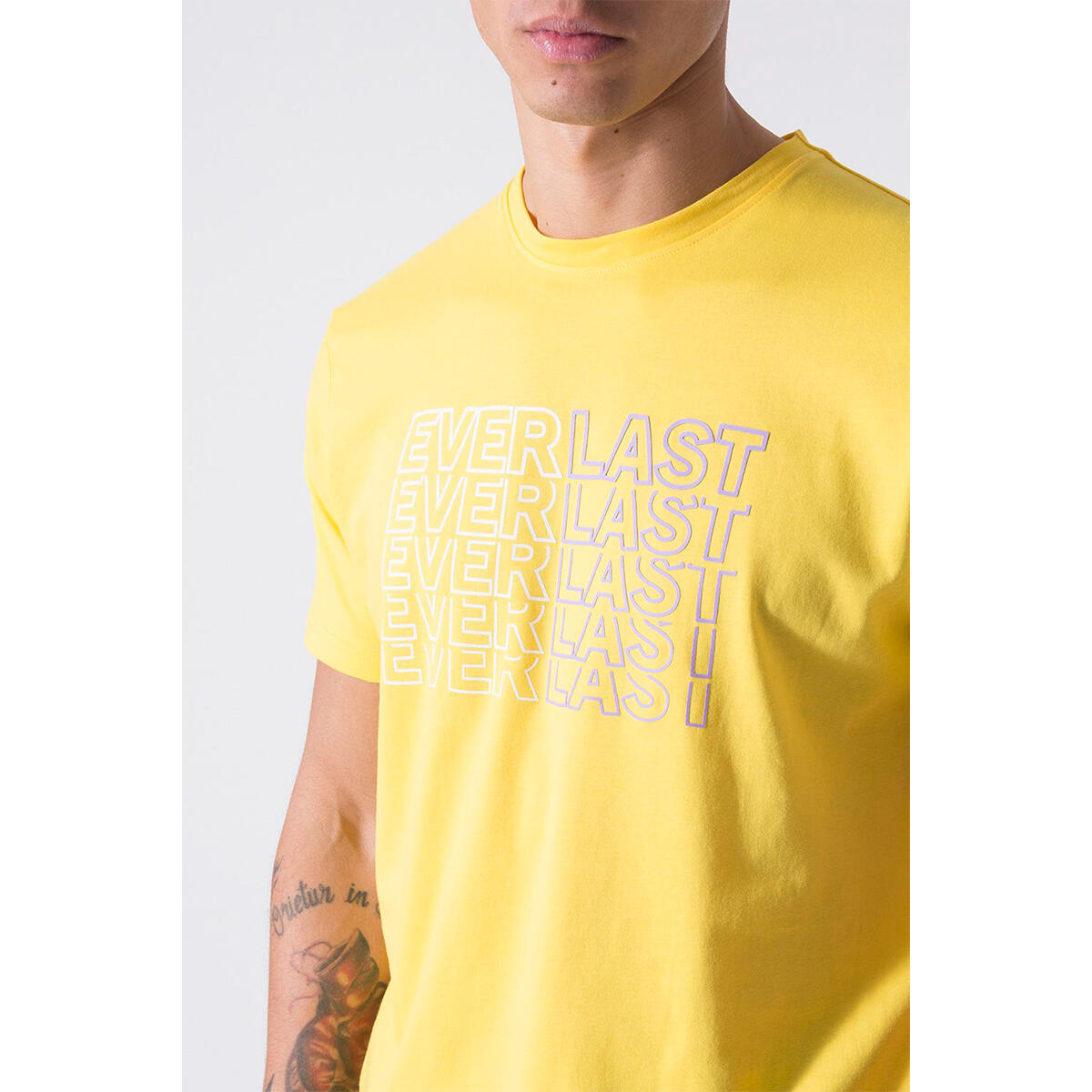 Everlast Camiseta Amarilla con Logo 3/3