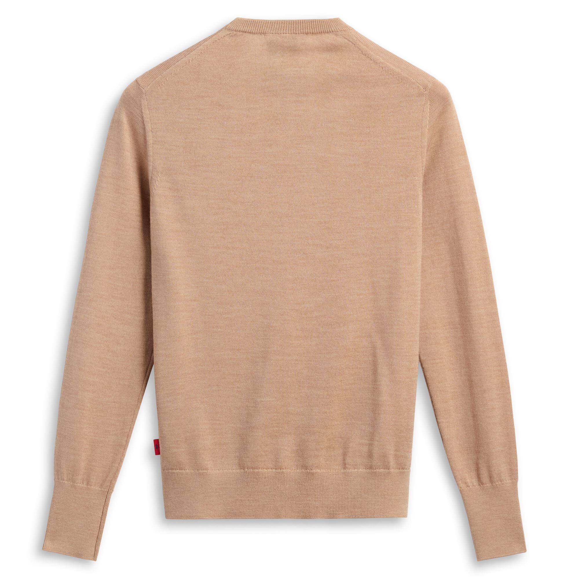 Maglione da donna in lana beige da lifestyle 2/3