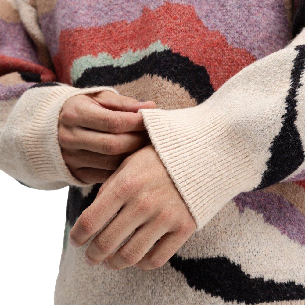 Pull oversize en maille homme Burano Transformation Multicouleur 4/7