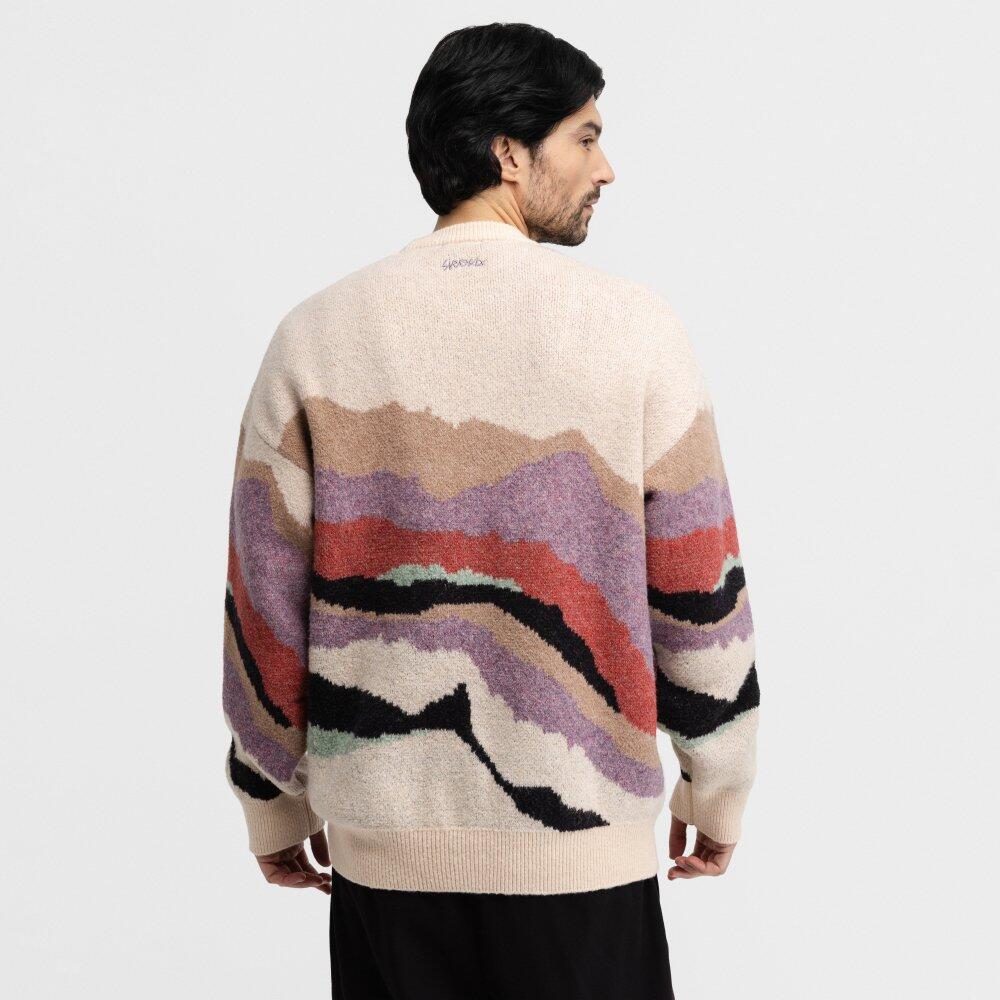Pull oversize en maille homme Burano Transformation Multicouleur 6/7