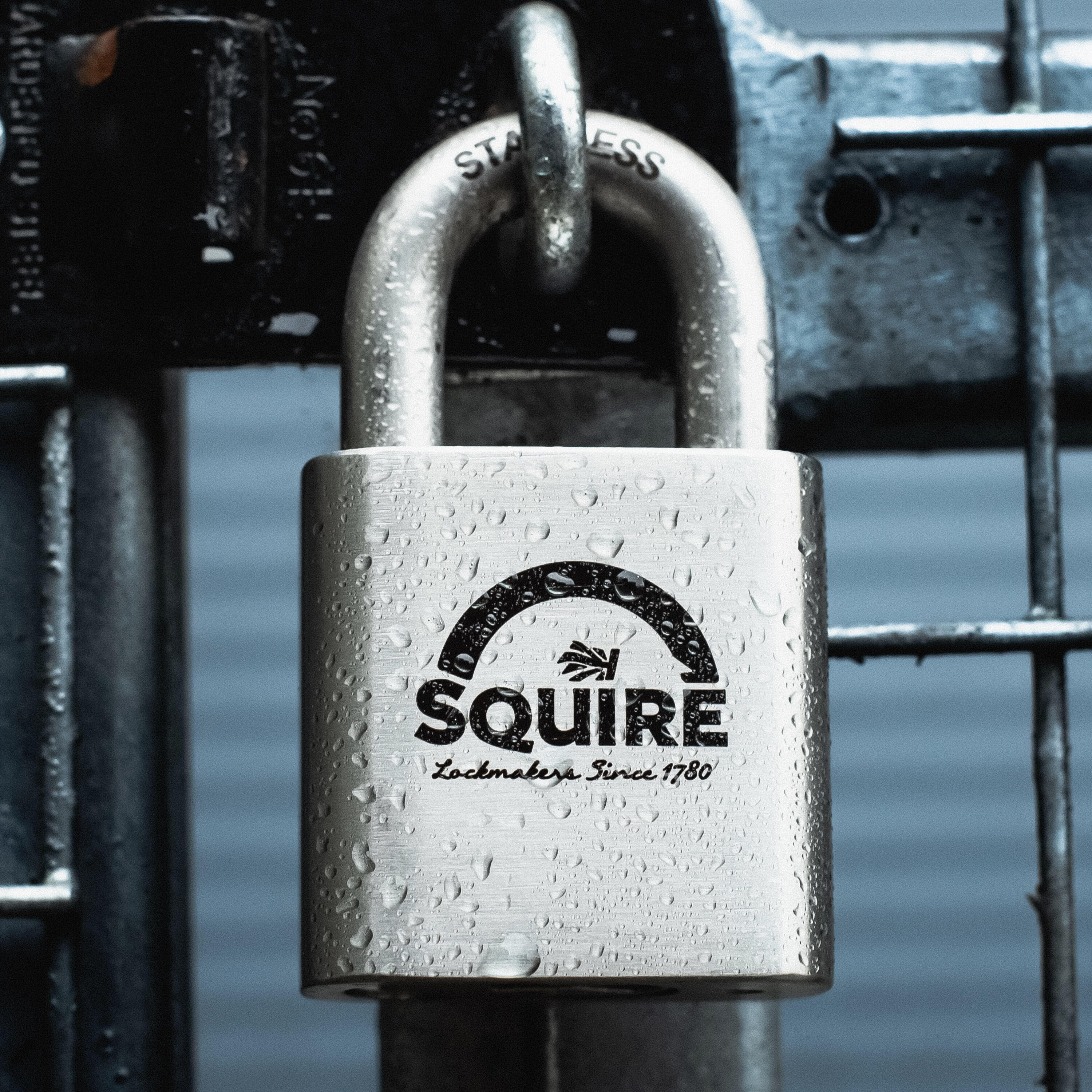 SQUIRE - Candado 50 mm acero inoxidable macizo, cilindro antitaladro 6 pines. 3/3