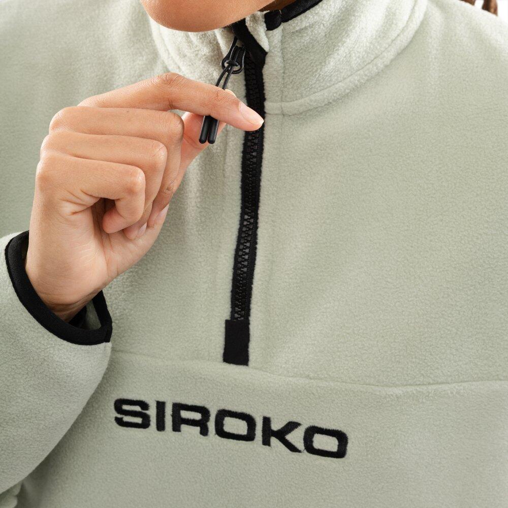 Pull polaire épais femme Sports d'hiver Myoko-W Vert 5/7