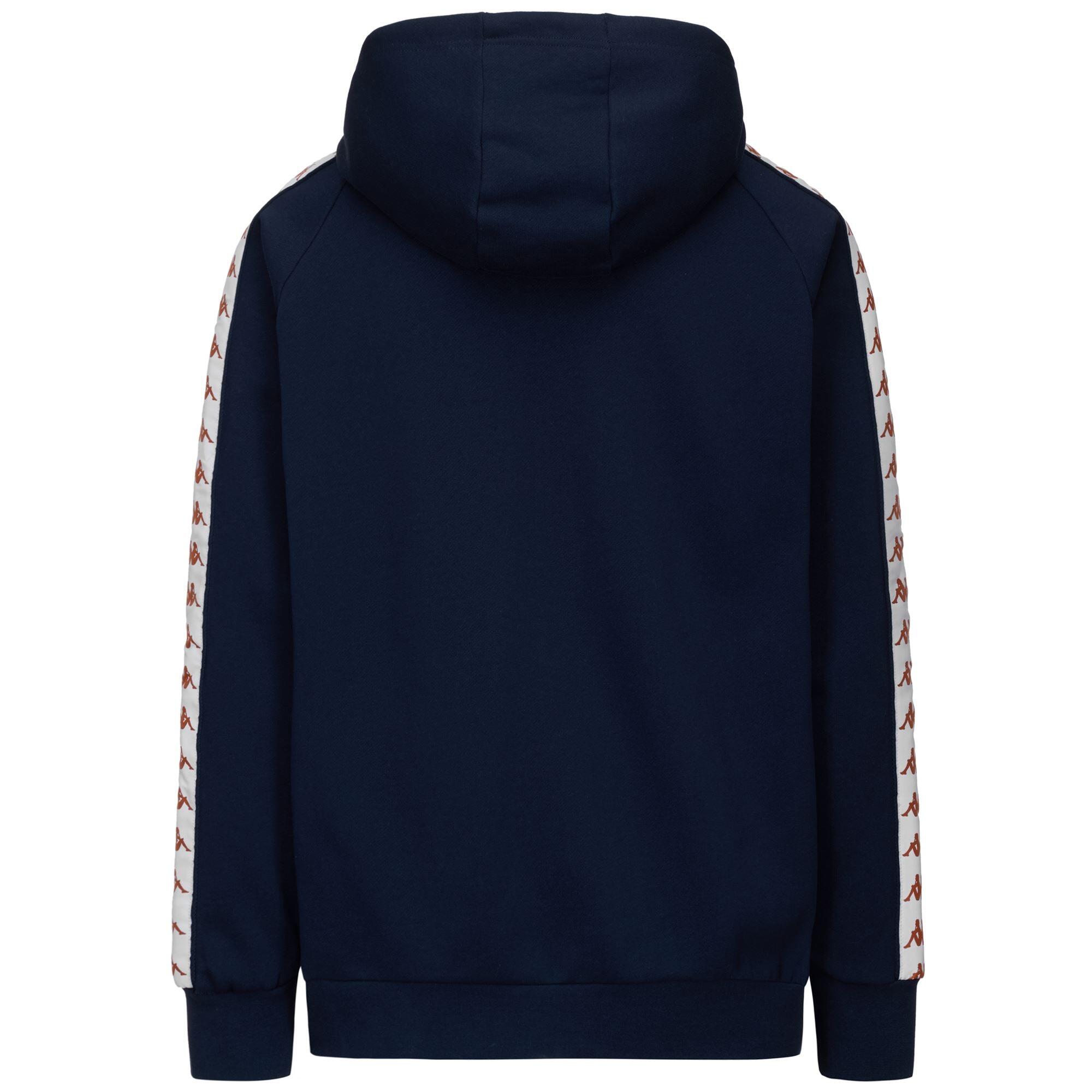 Felpa da uomo in cotone blu da streetwear sportivo 3/3
