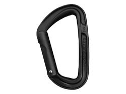 Mousqueton droit Singing Rock Colt noir en alliage léger compact et sécurisé