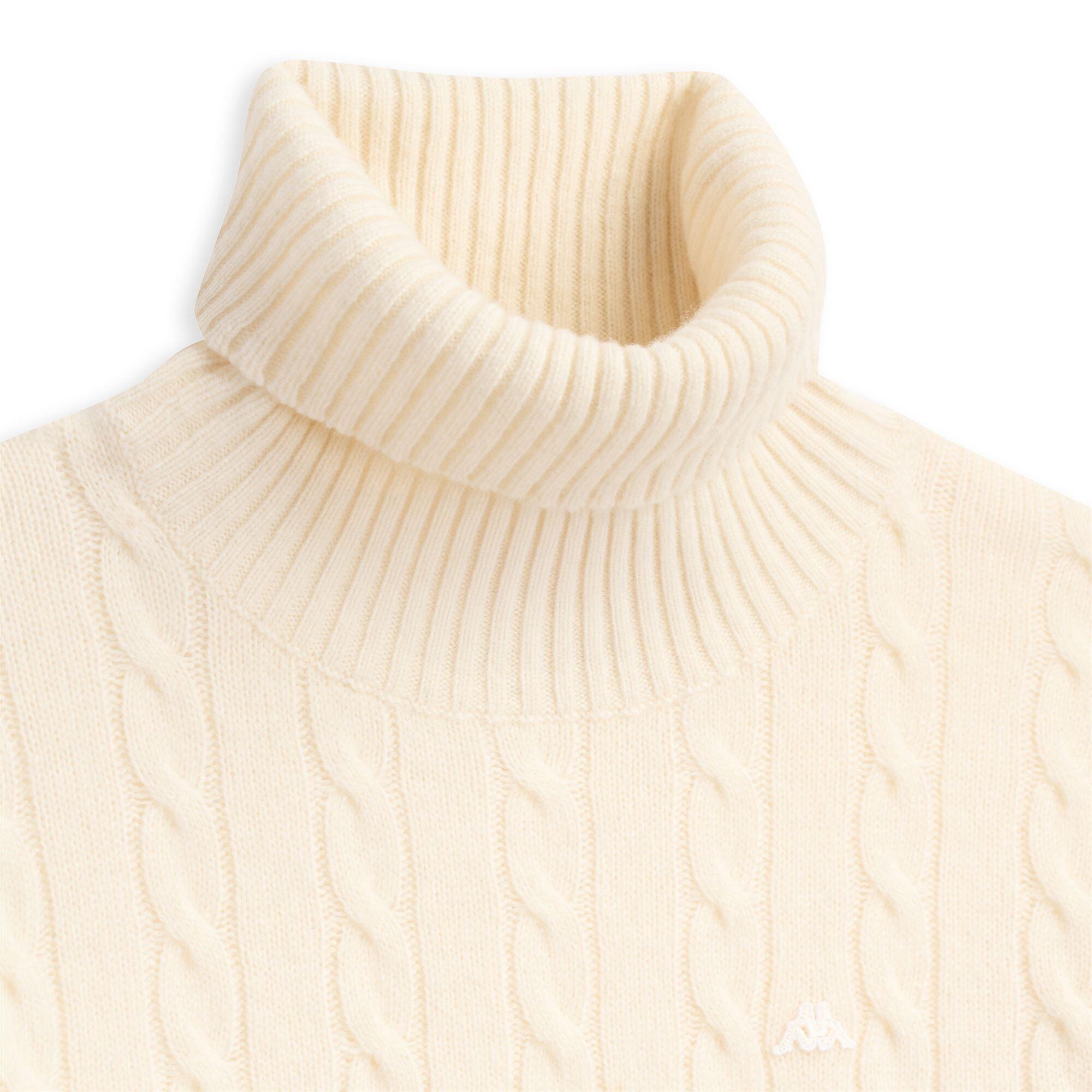 Maglione da donna in lana bianco da lifestyle 3/3