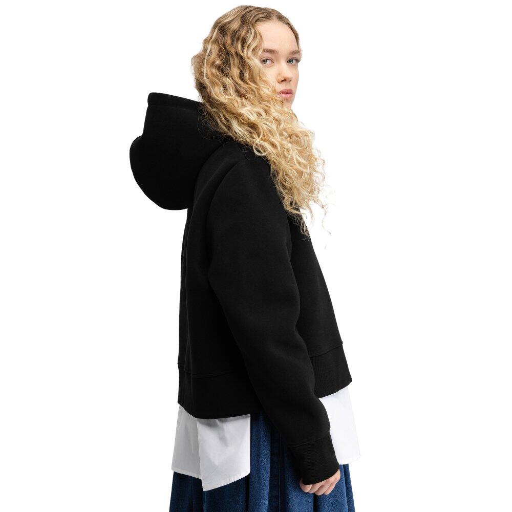 Felpa corta con cappuccio da donna Jolla-W Black Nero 2/7