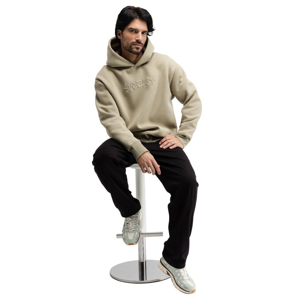 Felpa con cappuccio da uomo Hoodart Green Verde 3/7