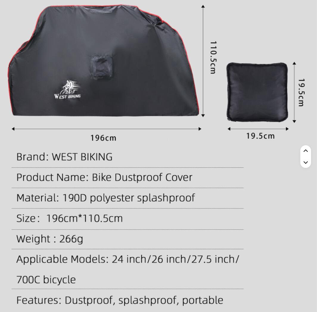 WEST BIKING 190D Fietshoes (Universeel) 2/5