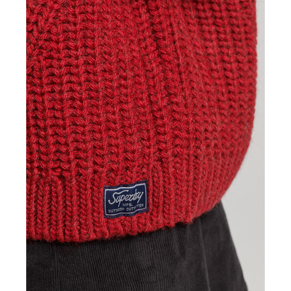 Pullover ample à col roulé et surpiqûres femme Superdry 5/5
