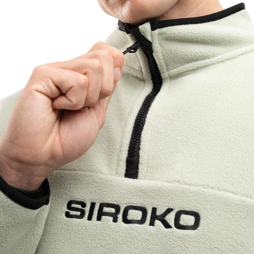 Pull polaire épais homme Sports d'hiver Myoko Vert 4/8