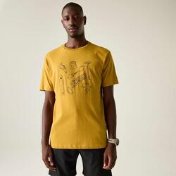 Tee Shirt en Coton Dare 2B "Movement III Tee" M Jaune