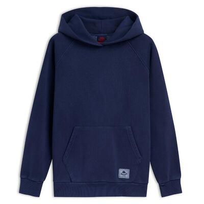 Felpa da uomo in cotone blu da casual