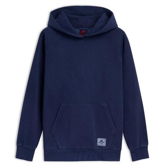 Felpa da uomo in cotone blu da casual