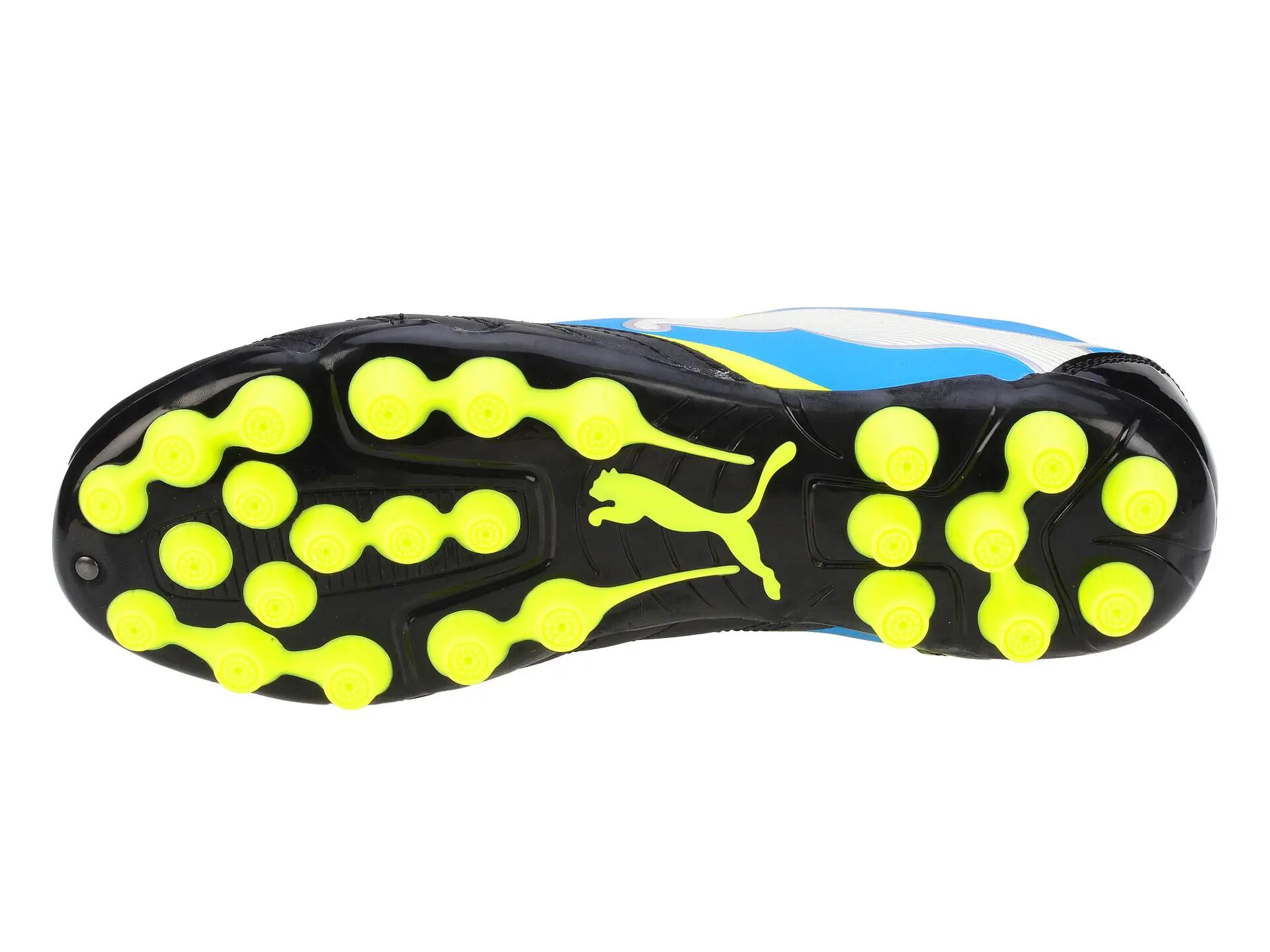 Ghete fotbal Puma PowerCat 3 r MG, black-yellow-white-blue 7/7