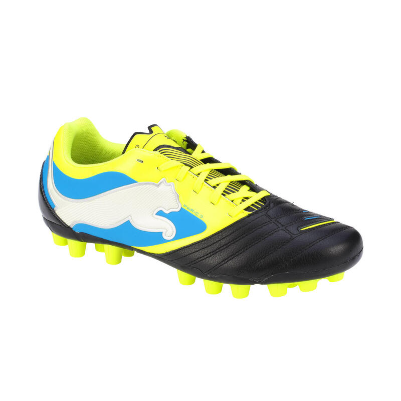 Ghete fotbal Puma PowerCat 3 r MG, black-yellow-white-blue