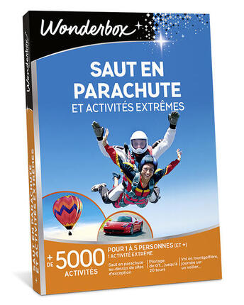 WONDERBOX — Saut en parachute et activités extrêmes pour 1 à 5 personnes.