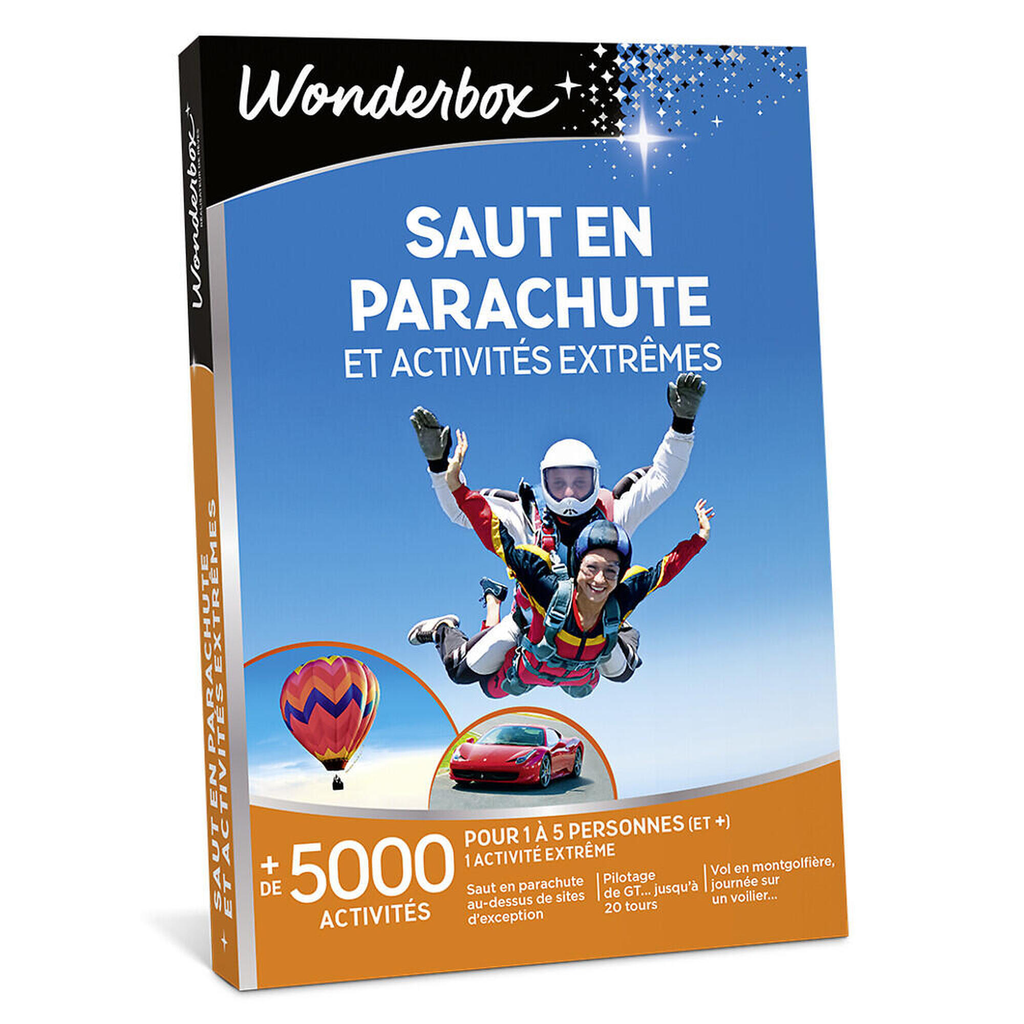 Wonderbox - Wonderbox — Saut En Parachute Et Activités Extrêmes Pour 1 À 5 Personnes. - Inscription Épreuve Sportive - Taille Unique - Decathlon