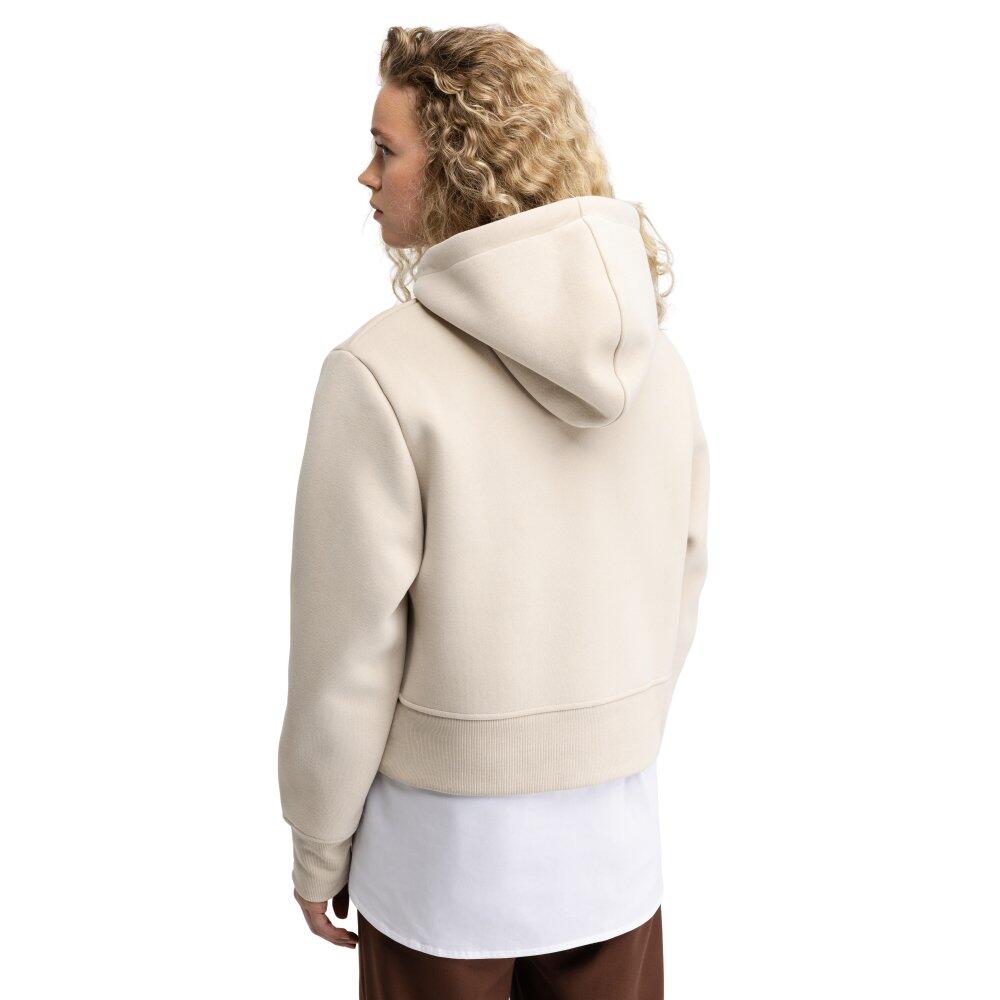 Felpa corta con cappuccio da donna Jolla-W Sand Beige 2/6