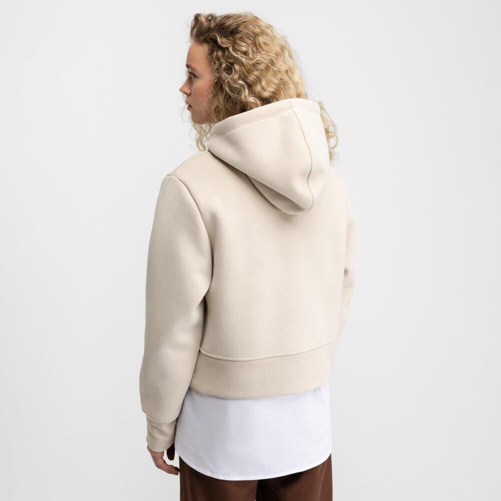 Felpa corta con cappuccio da donna Jolla-W Sand Beige 6/6