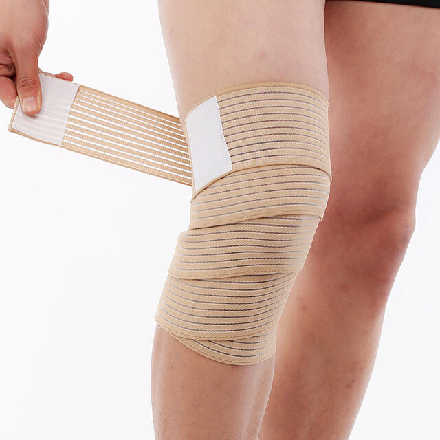 Bande genou sport - genouillère compression - bandage compressif pour strapping 2/6