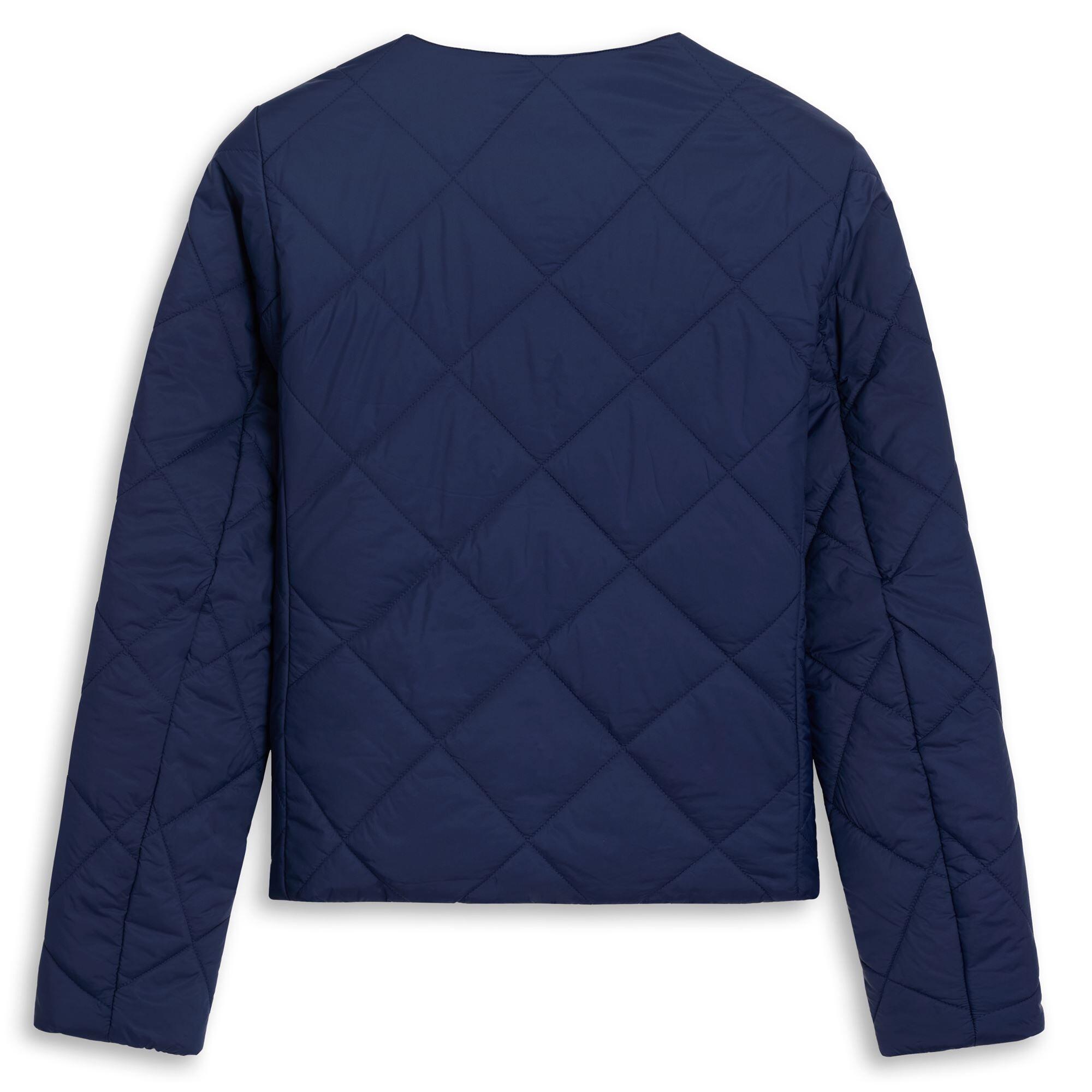 Giubbotto da donna in nylon blu da lifestyle 3/6