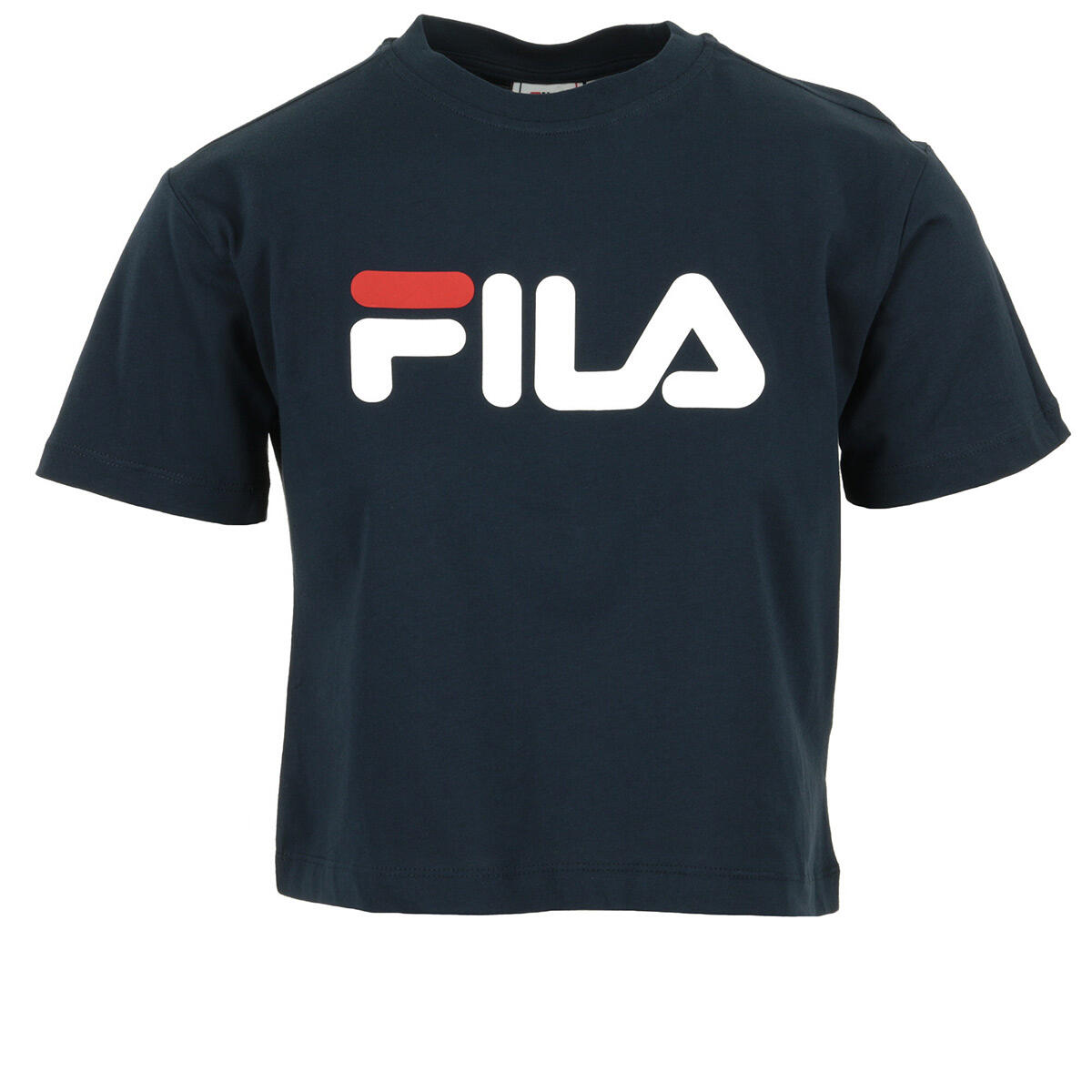 Fila - T-shirt Femme Viivika Cropped Tee Wn's - T-shirt Manches Courtes - Bleu - Decathlon