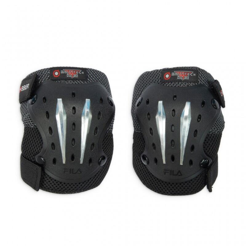 Set 3 Protezioni Fila Junior Xs Junior Nero Argento 3/5