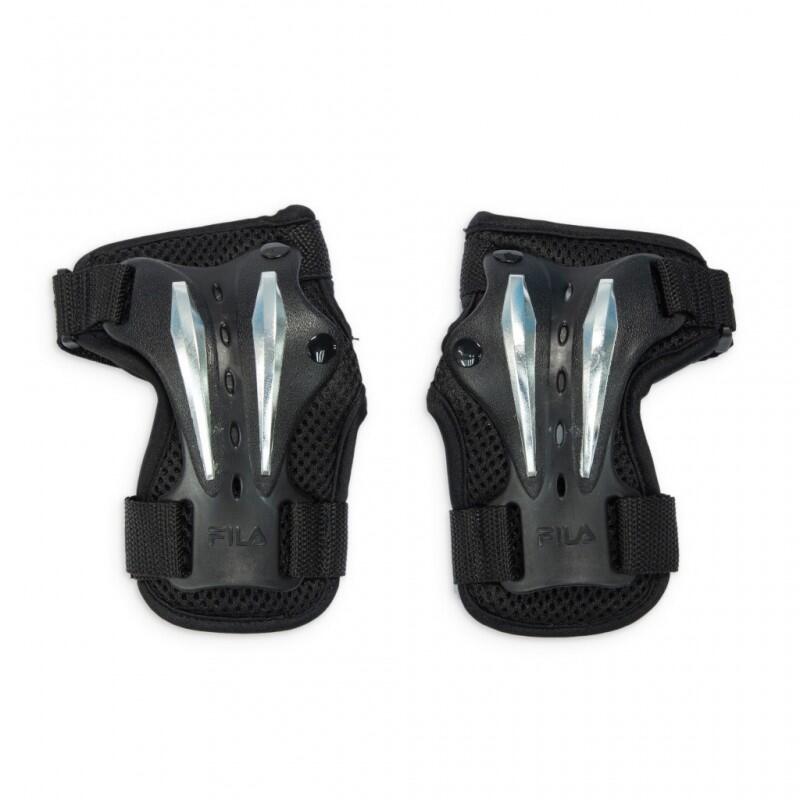 Set 3 Protezioni Fila Junior Xs Junior Nero Argento 4/5