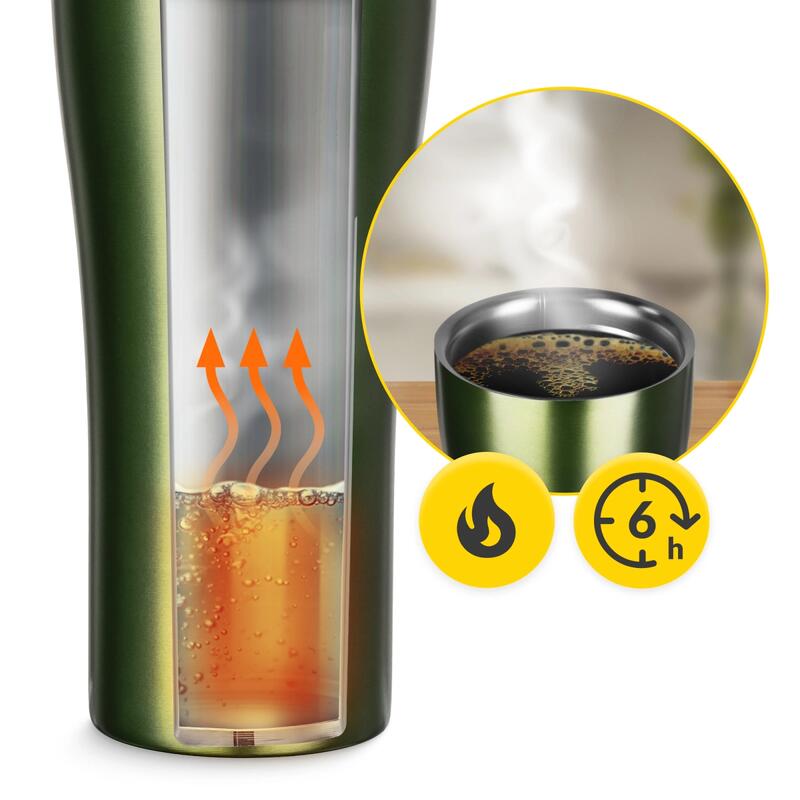 Cana termică pentru cafea și ceai TRAVEL MOUNTAIN GOAT 380 ml