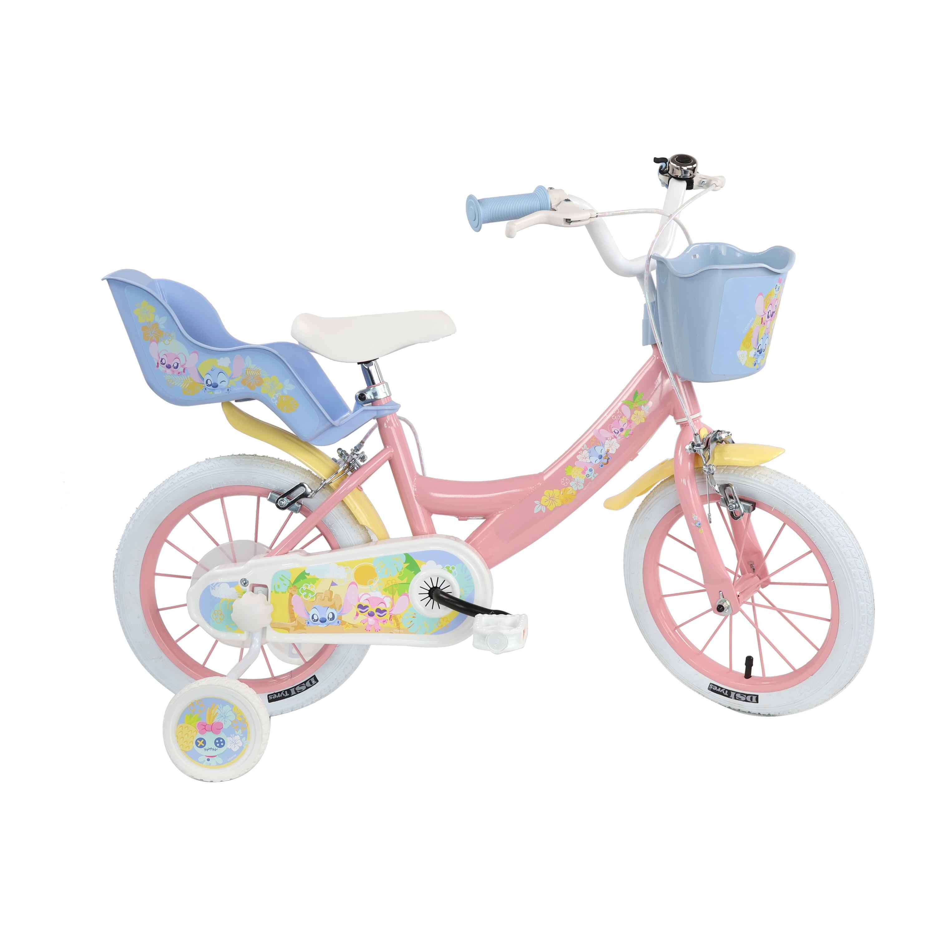 DISNEY Reconditionné - Vélo Enfant 14 Pouces 4-6 Ans Stitch
