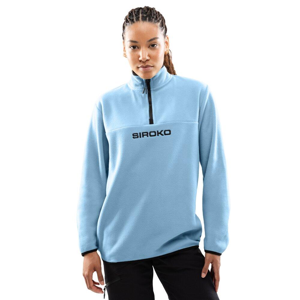 Women Winter sports 's thick fleece pullover Momji-W Blue