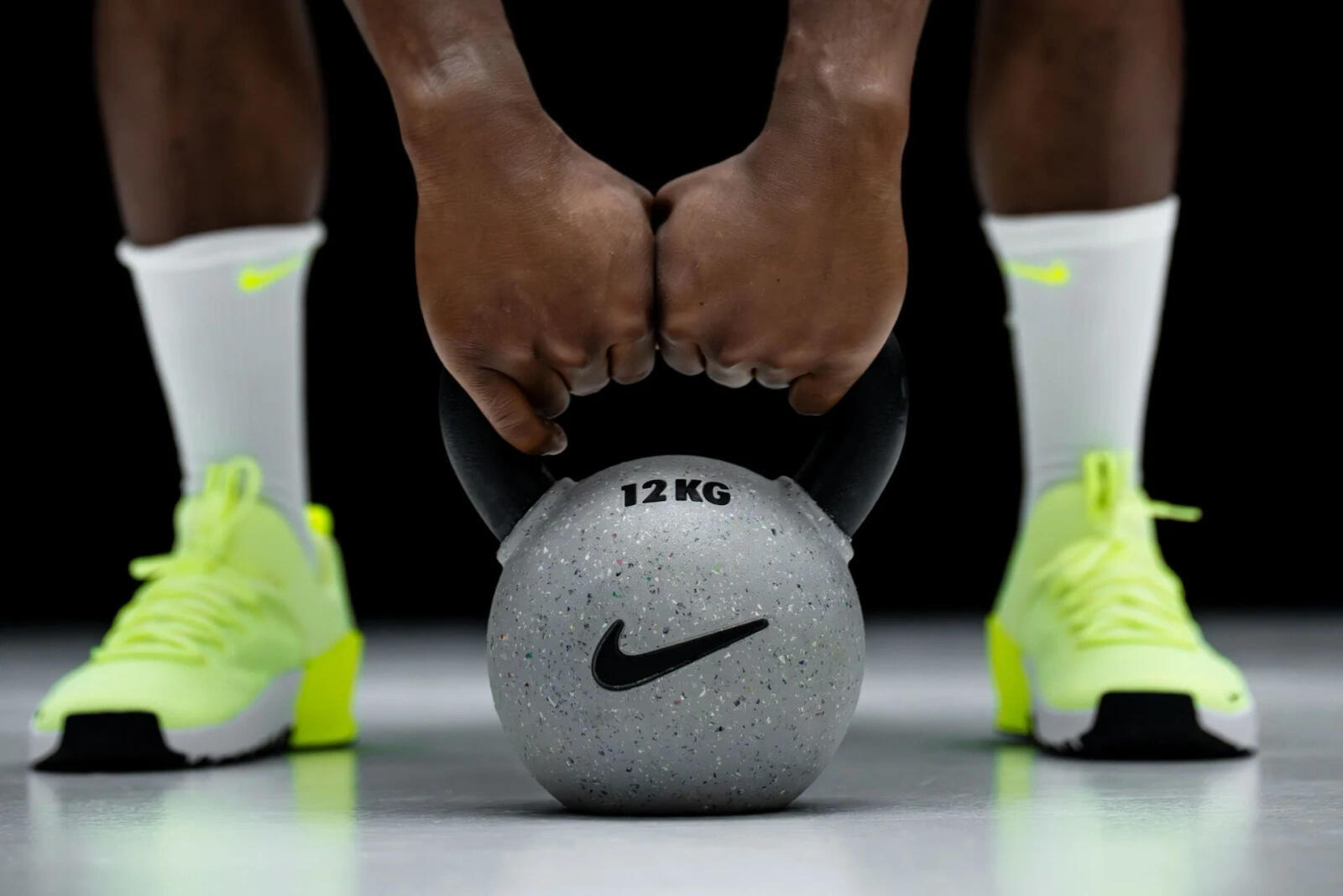 Kettlebell Nike Rubber Coated (Wolf Grey) - 6 Kg 4/6