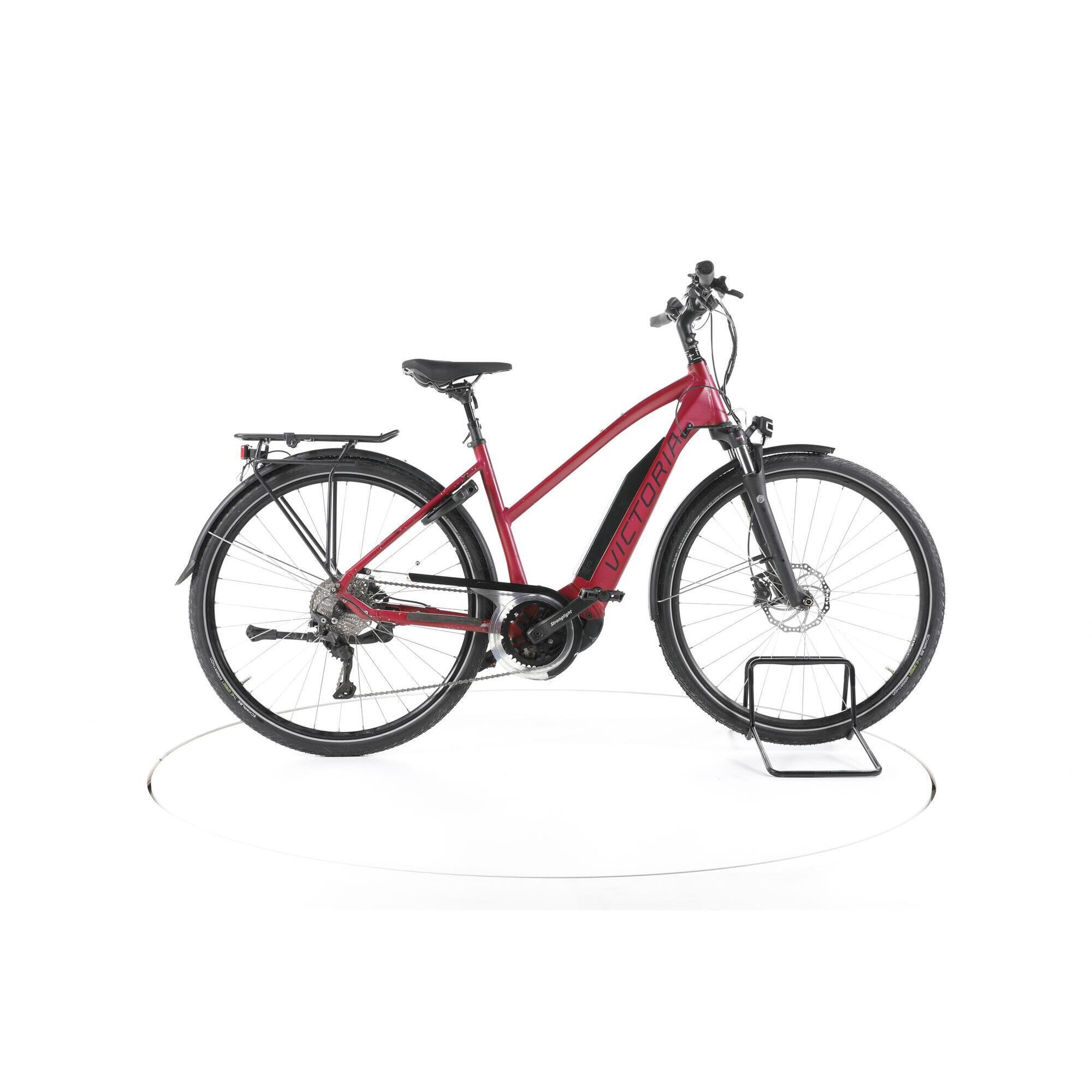 Victoria - Reconditionné - Victoria Etrekking 10.8 Trekking Vélo Électrique - Bon - Vélo De Voyage - Rouge - Moyen - Decathlon