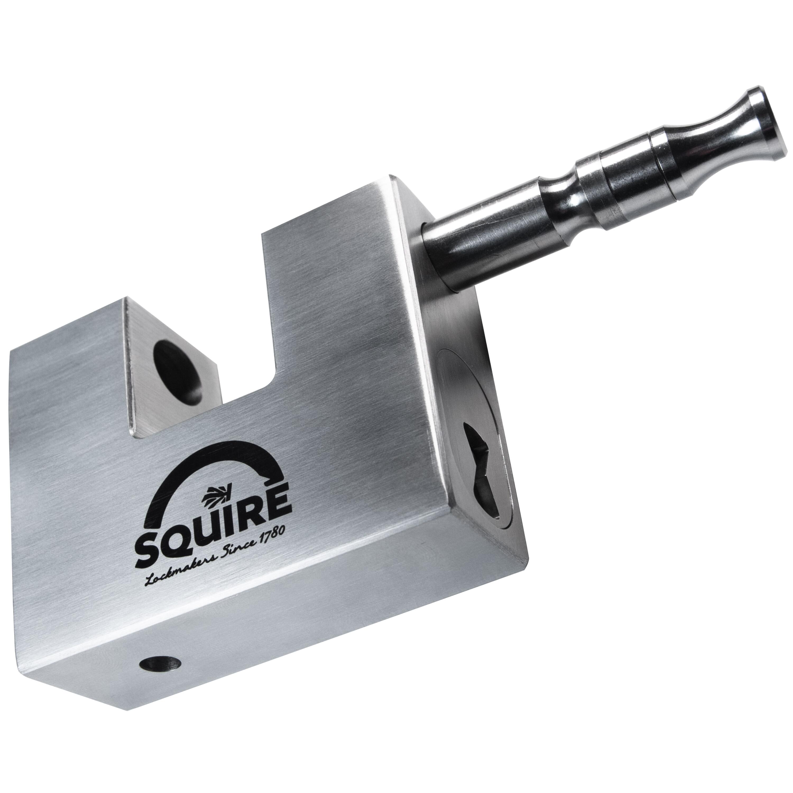 Candado macizo SQUIRE 75 mm de acero inoxidable, alta seguridad. 3/4