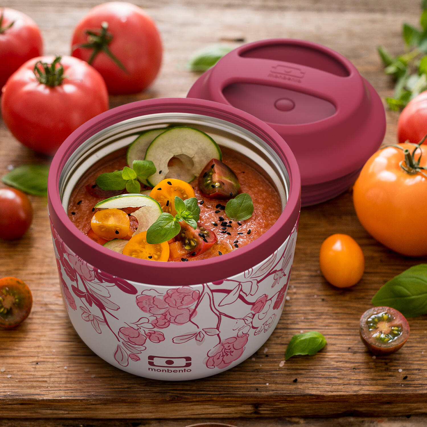 Set boite repas isotherme 500ml Magnolia + accessoires|Adulte|Bureau,pique-nique 6/6