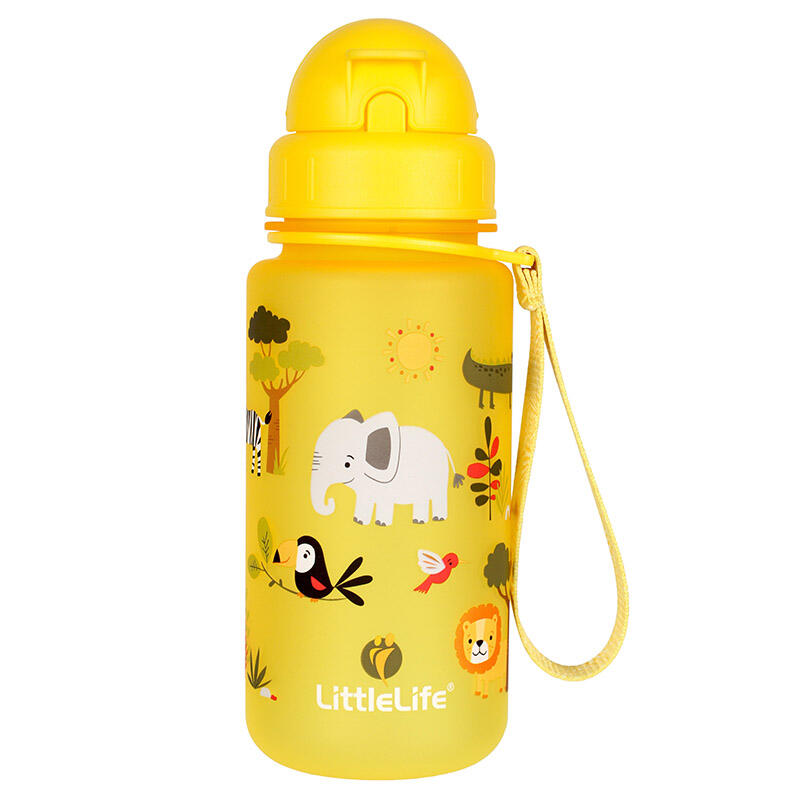 Littlelife - Bouteille Enfant Littlelife 400 Ml Tritan Sans Bpa Paille Pop Up Bouchon Étanche - Gourde - Multicolore - No Size - Decathlon