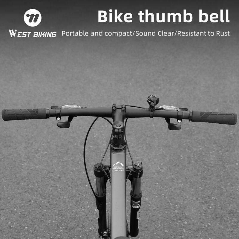 Sonnette de Vélo WEST BIKING à Pouce – Légère, Portable et Son Clair 5/6