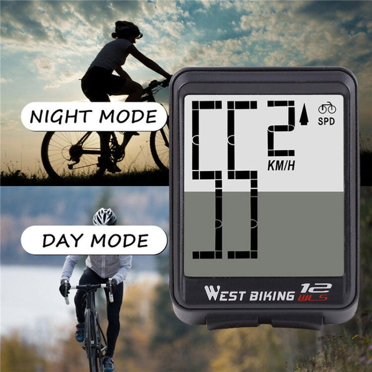Computer da bicicletta wireless WEST BIKING (schermo grande) 6/7
