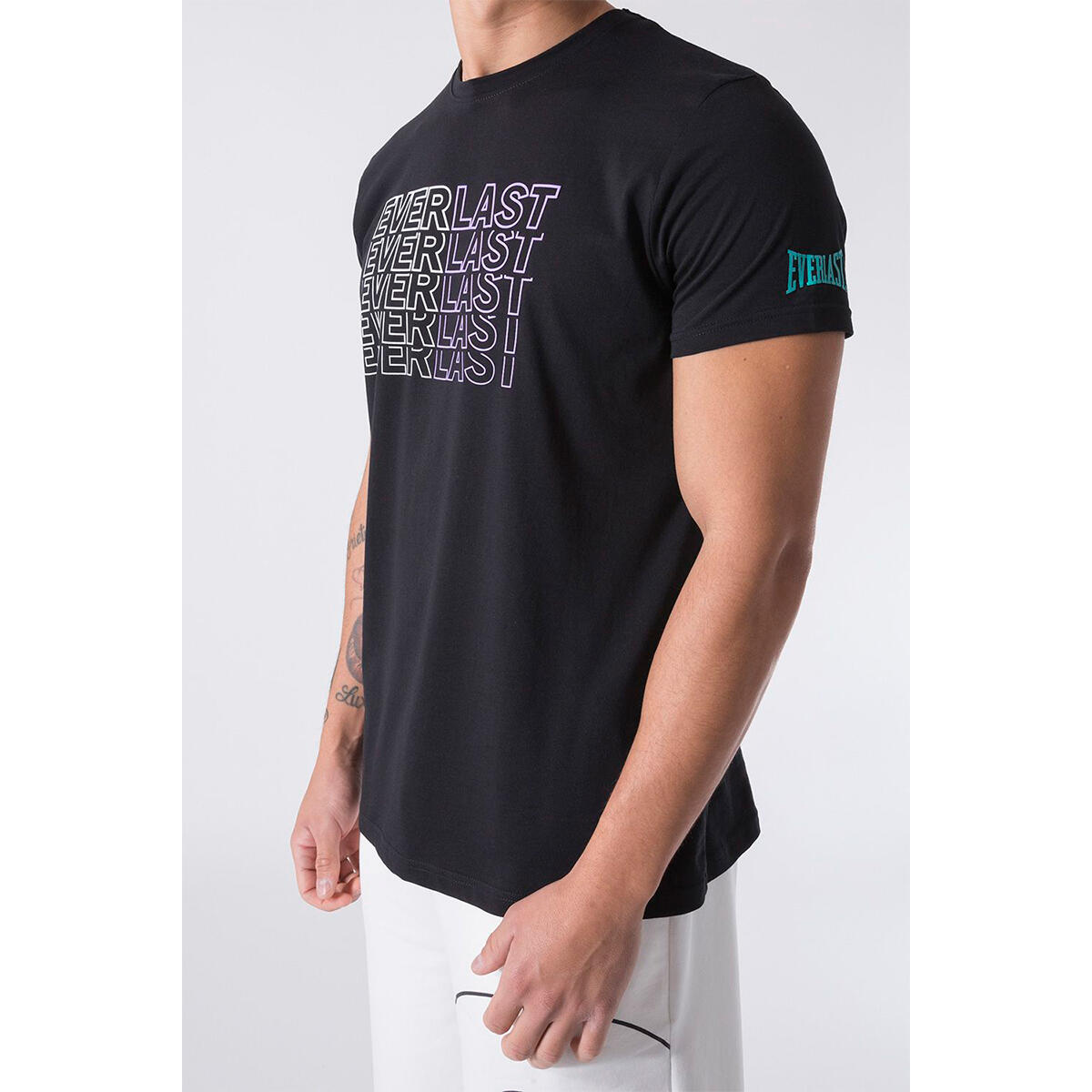 Everlast Camiseta Negra con Logo 3/3