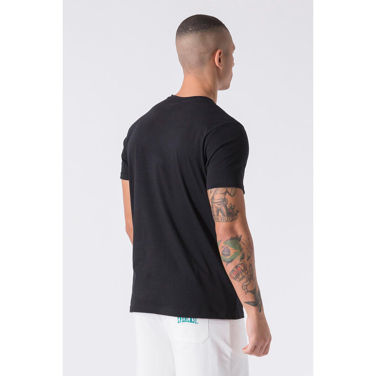 Everlast Camiseta Negra con Logo 2/3