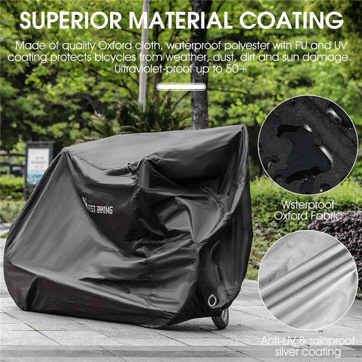 Housse Vélo Portable WEST BIKING (Imperméable/Anti-UV) 2/5