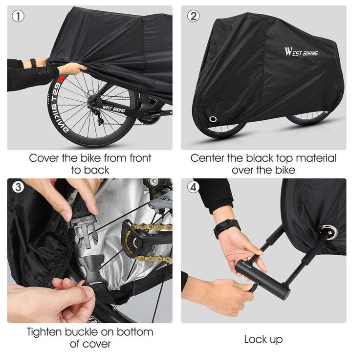 Housse Vélo Portable WEST BIKING (Imperméable/Anti-UV) 5/5