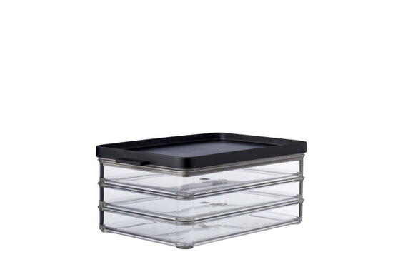 Kühlschrankdosen Omnia - 3x 500ml - Black