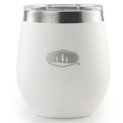 Gobelet double paroi GSI Glacier Stainless 304 blanc 84x84x96 mm sans BPA