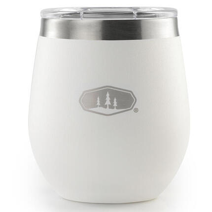 Gobelet double paroi GSI Glacier Stainless 304 blanc 84x84x96 mm sans BPA