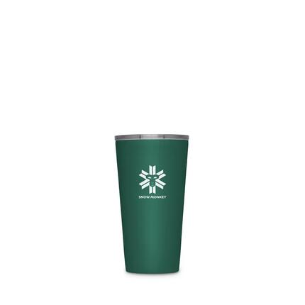 Mug isotherme Snow Monkey Enjoyer 473 ml acier inox forest green étanche compact