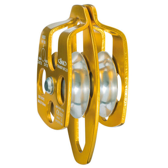 Carrucola Beal Transf Air 2 alluminio anodizzato doppia bassa frizione