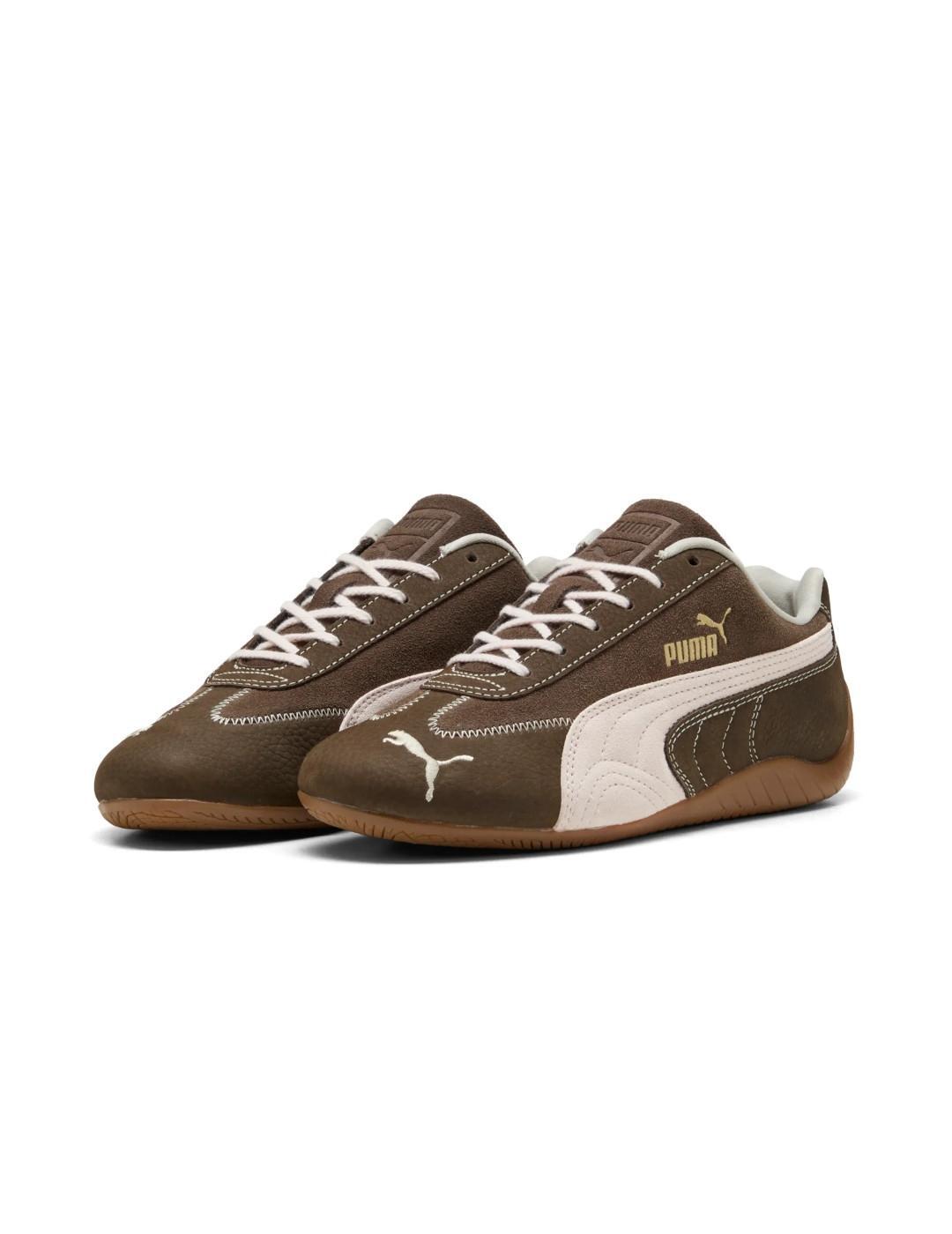 Women's Puma Speedcat Wine Club Brown Sneakers 3/5