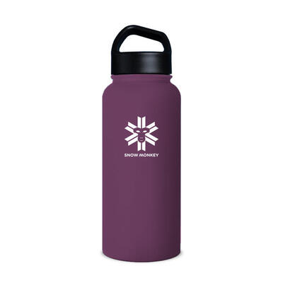 Borraccia termica Thermos Snow Monkey Traveler 1L - prugna acciaio 18/8